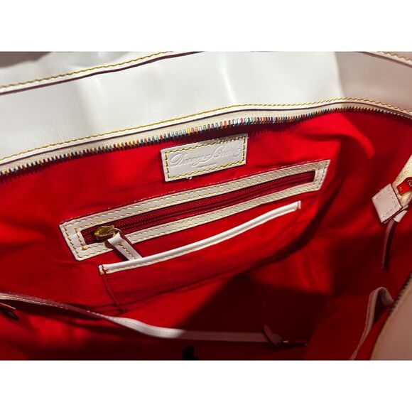 Dooney & Bourke Botanical Floral East West Tassel Shopper Tote Bag - Picture 5 of 9